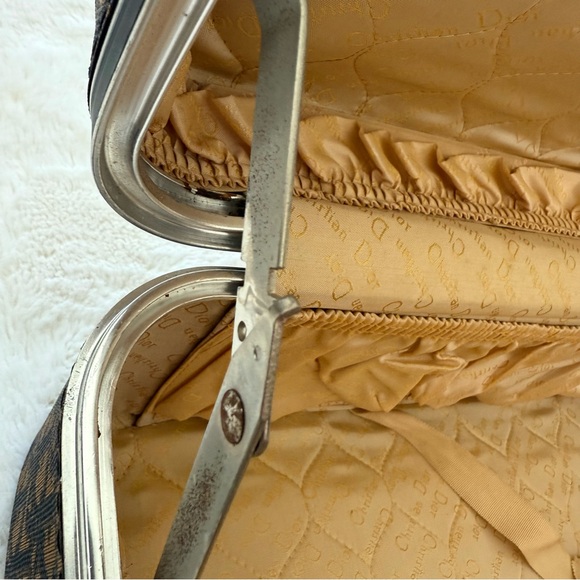 Vintage 1970s Christian Dior Diorissimo Pullman Suitcase 100% Authentic 28x18x8 - Picture 12 of 16